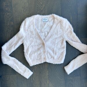 Sunday Best Fluffy Blush Pink Cardigan